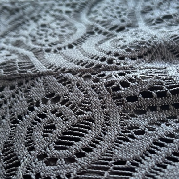 Liz Claiborne Black Lace / Crochet Knit Dress - Picture 7 of 15
